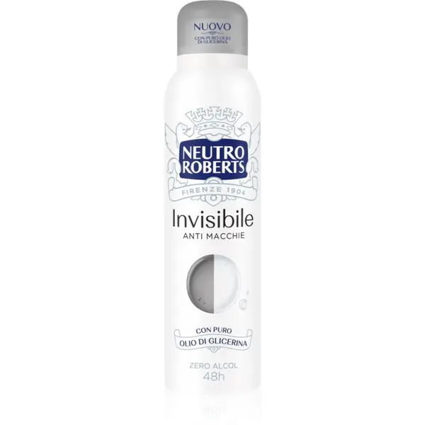 Neutro Roberts Neutro Roberts Invisible Anti Macchie osvježavajući dezodorans u spreju s 48-satnim učinkom 150 ml