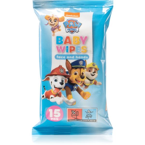 Nickelodeon Nickelodeon Paw Patrol Baby Wipes vlažne maramice za djecu 15 kom