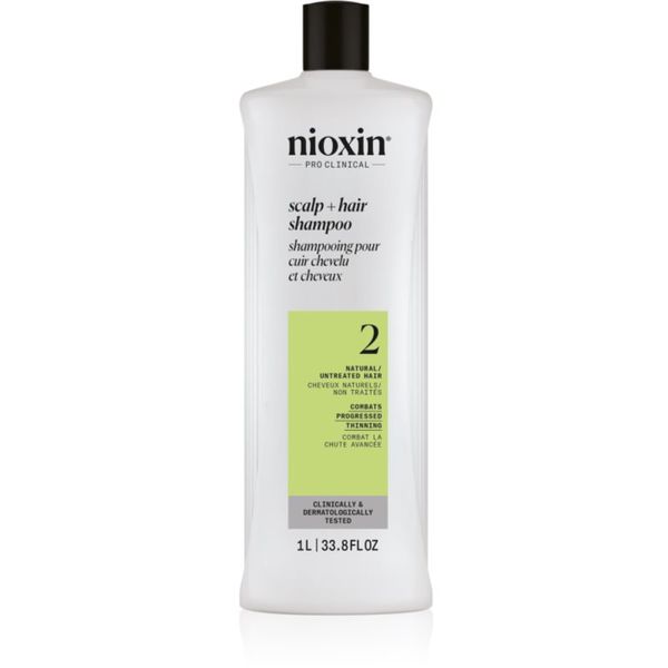 Nioxin Nioxin System 2 Scalp + Hair Shampoo šampon protiv stanjivanja kose 1000 ml
