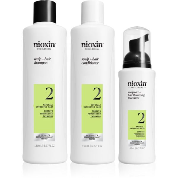 Nioxin Nioxin System 2 Scalp Therapy poklon set za kosu koja se prorjeđuje 3 kom