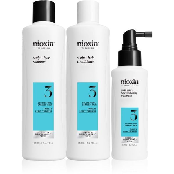 Nioxin Nioxin System 3 poklon set za obojenu kosu 3 kom
