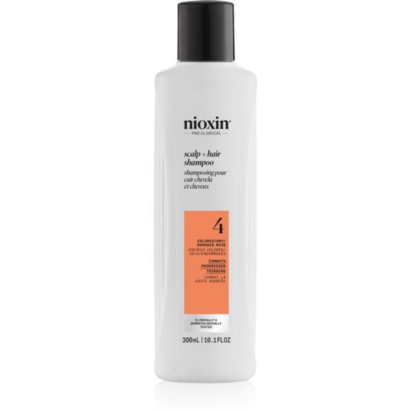 Nioxin Nioxin System 4 Scalp + Hair Shampoo nježni šampon za obojenu i oštećenu kosu 300 ml
