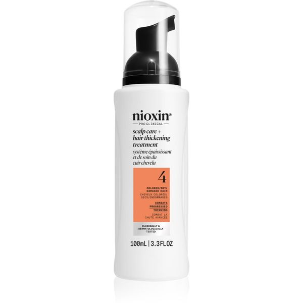 Nioxin Nioxin System 4 Scalp + Hair Thickening Treatment tretman za izrazito rijetku, tanku i kemijski tretiranu kosu 100 ml