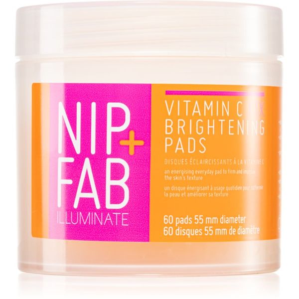 NIP+FAB NIP+FAB Vitamin C Fix blazinice za čišćenje za sjaj lica 60 kom