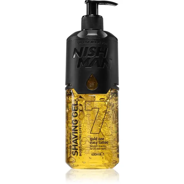 Nish Man Nish Man Gold One 07 gel za brijanje za muškarce 400 ml
