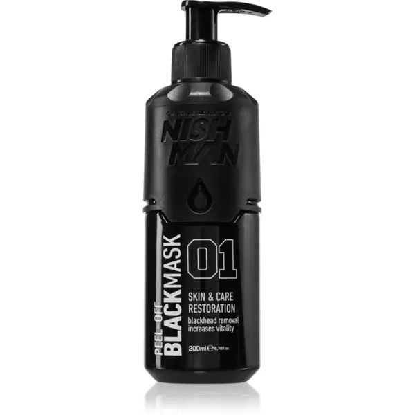 Nish Man Nish Man Peel-Off Mask crna peel-off maska za muškarce 200 ml