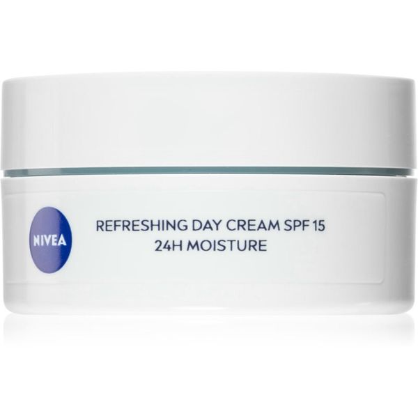 Nivea Nivea 24 h Moisture osvježavajuća dnevna krema s vitaminom E SPF 15 50 ml