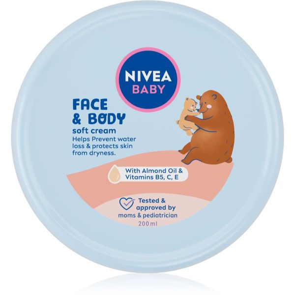 Nivea Nivea Baby Soft hidratantna krema za lice i tijelo 200 ml