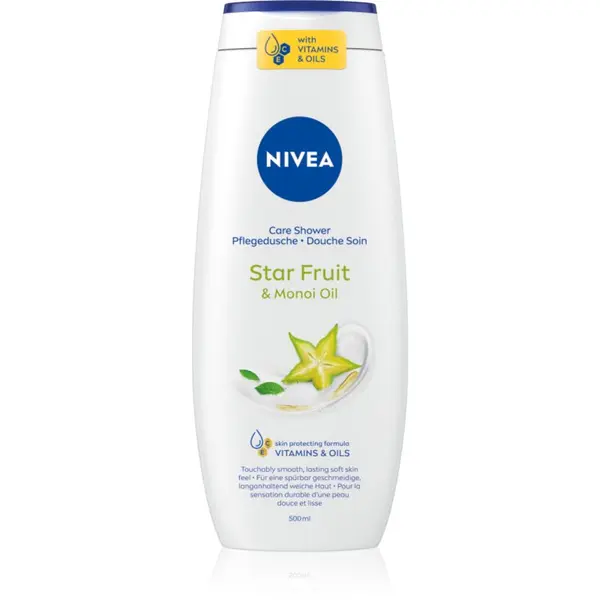Nivea NIVEA Care Shower Star Fruit & Monoi Oil hidratantni gel za tuširanje 500 ml