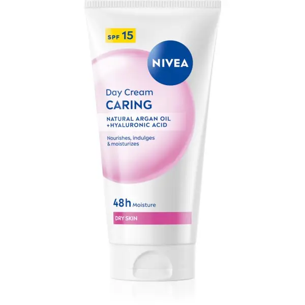 Nivea NIVEA Caring hranjiva dnevna krema za suho lice SPF 15 50 ml