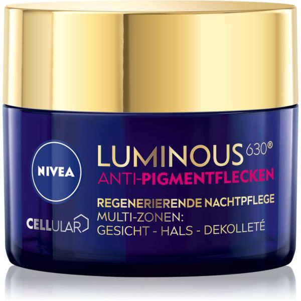 Nivea Nivea Cellular Luminous 630 krema za noć protiv pigmentnih mrlja 50 ml