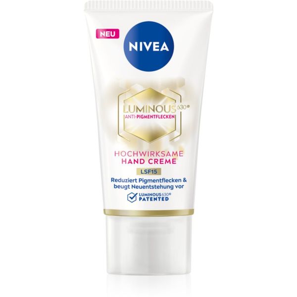 Nivea Nivea Cellular Luminous 630 krema za ruke protiv pigmentnih mrlja SPF 15 50 ml
