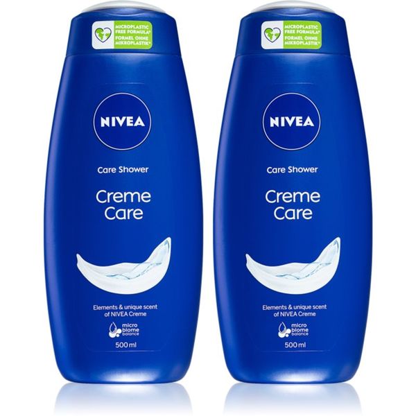 Nivea NIVEA Creme Care kremasti gel za tuširanje ekonomično pakiranje 2 x 500 ml
