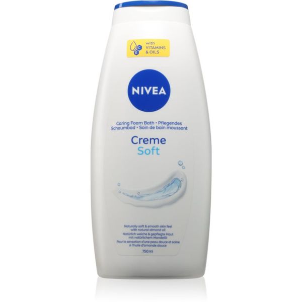 Nivea NIVEA Creme Soft kremasta pjena za kupku 750 ml
