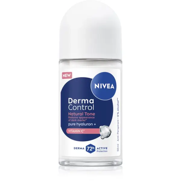 Nivea NIVEA Derma Control Natural Tone roll-on antiperspirant protiv tamnih mrlja 50 ml