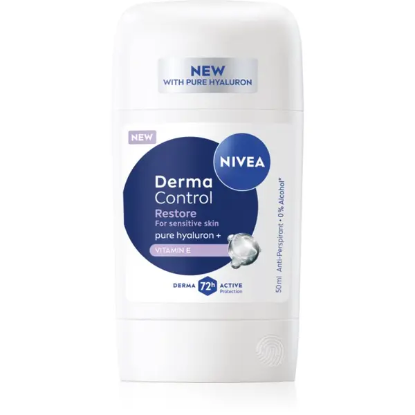 Nivea NIVEA Derma Control Restore čvrsti antiperspirant za osjetljivu kožu 50 ml
