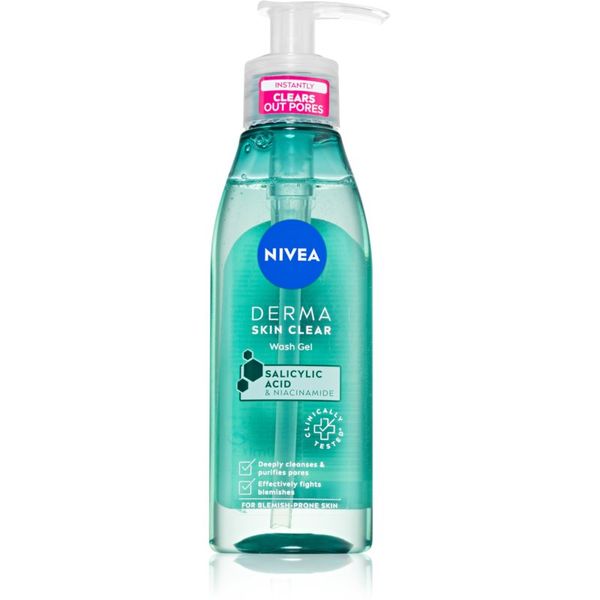 Nivea Nivea Derma Skin Clear gel za čišćenje lica 150 ml