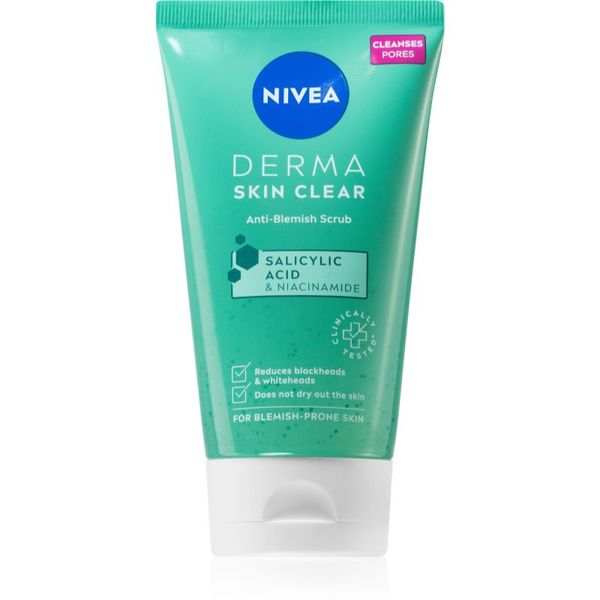 Nivea Nivea Derma Skin Clear piling za čišćenje lica 150 ml
