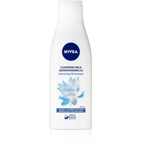 Nivea Nivea Face Cleansing mlijeko za čišćenje lica za normalnu i mješovitu kožu lica 200 ml