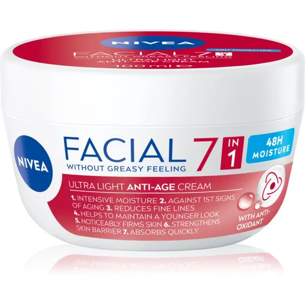 Nivea NIVEA Facial Anti-Age krema za lice protiv prvih znakova starenja 7 u 1 100 ml