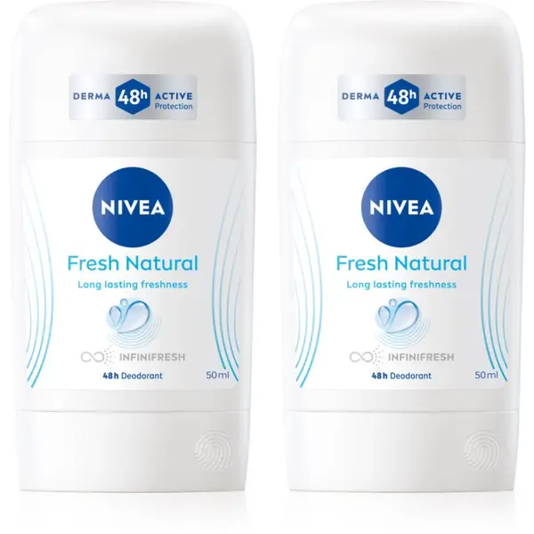 Nivea NIVEA Fresh Natural čvrsti dezodorans ekonomično pakiranje