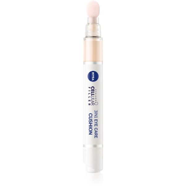 Nivea Nivea Hyaluron Cellular Filler tonirajuća hidratantna krema za oči nijansa 01 Light 4 ml