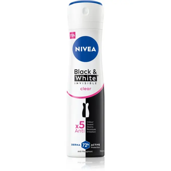 Nivea NIVEA Invisible Black & White Clear antiperspirant u spreju za žene 150 ml