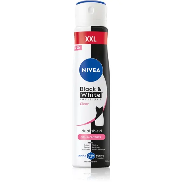 Nivea NIVEA Invisible Black & White Clear antiperspirant u spreju za žene 250 ml