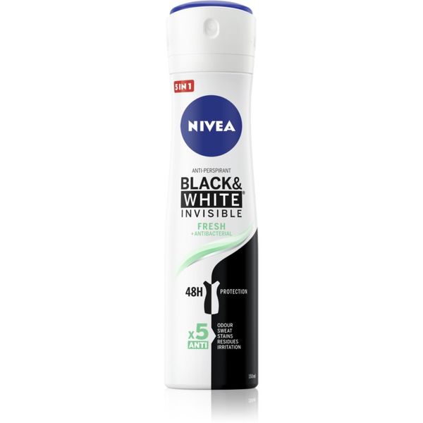 Nivea Nivea Invisible Black & White Fresh antiperspirant u spreju za žene 150 ml
