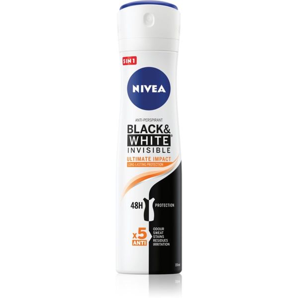 Nivea Nivea Invisible Black & White Ultimate Impact antiperspirant u spreju za žene 150 ml