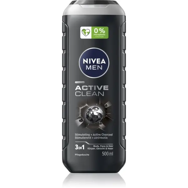 Nivea NIVEA MEN Active Clean gel za tuširanje za muškarce 500 ml