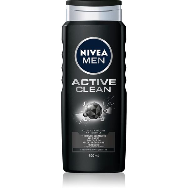 Nivea Nivea Men Active Clean gel za tuširanje za muškarce 500 ml