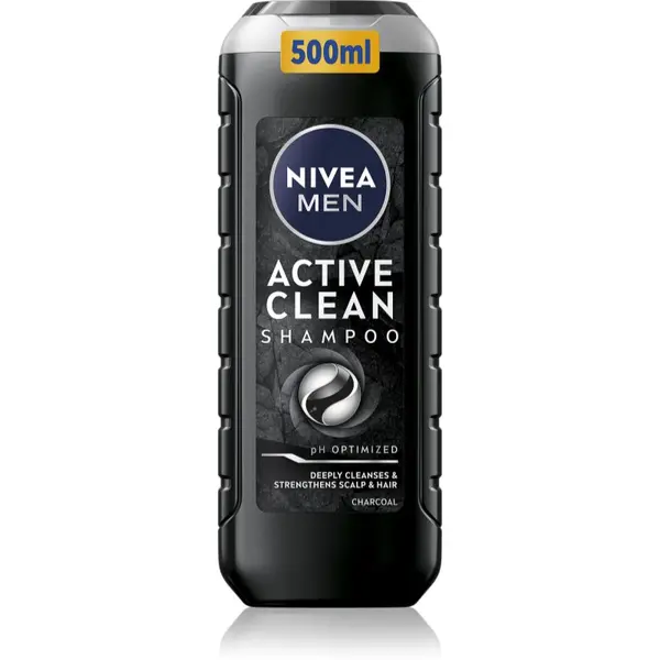 Nivea NIVEA MEN Active Clean šampon za dubinsko čišćenje s aktivnim ugljenom 500 ml