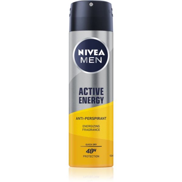 Nivea Nivea Men Active Energy antiperspirant u spreju za muškarce 150 ml