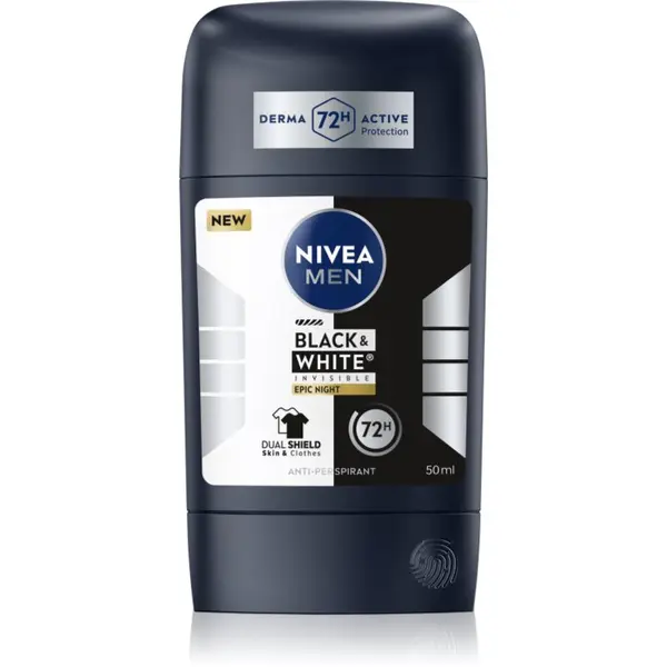 Nivea NIVEA MEN Black & White Epic Night čvrsti antiperspirant za muškarce 50 ml