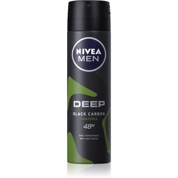 Nivea Nivea Men Deep antiperspirant u spreju za muškarce Black Carbon Amazonia 150 ml
