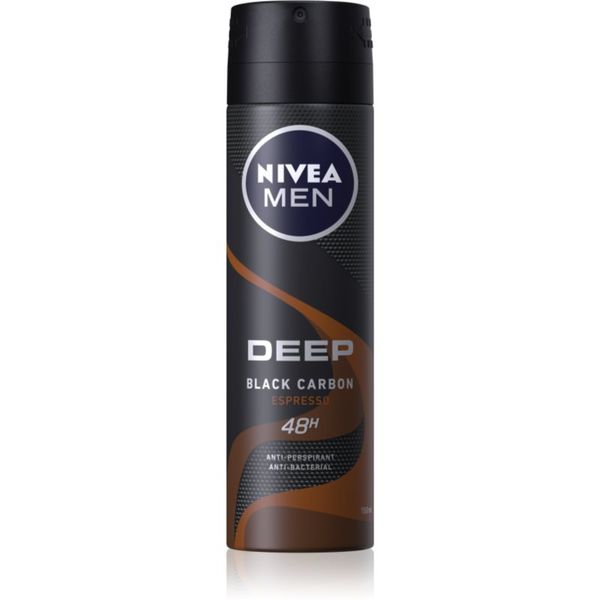 Nivea Nivea Men Deep antiperspirant u spreju za muškarce Black Carbon Espresso 150 ml