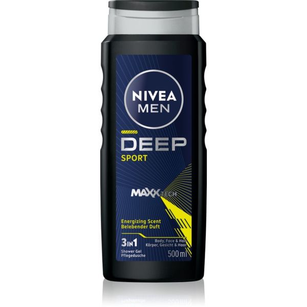 Nivea NIVEA MEN Deep Sport energetski gel za tuširanje za muškarce 500 ml