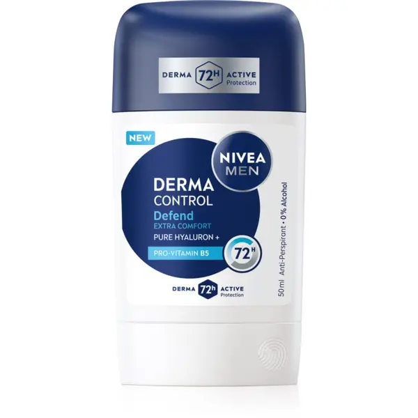 Nivea NIVEA MEN Derma Control Defend čvrsti antiperspirant za muškarce 50 ml