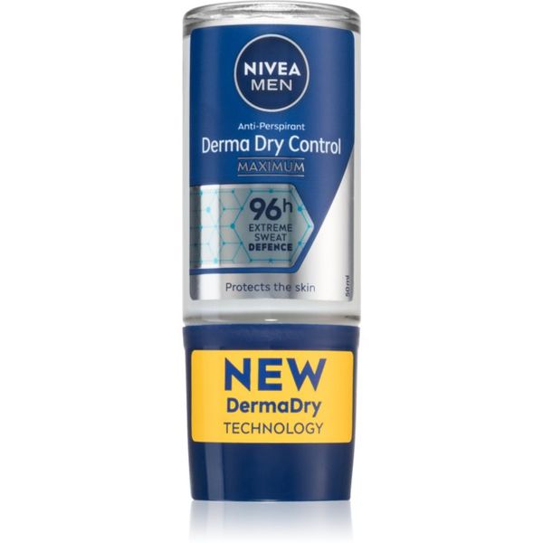 Nivea Nivea Men Derma Dry Control roll-on antiperspirant za muškarce 50 ml
