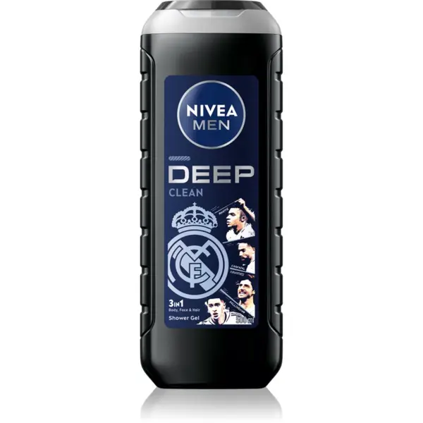 Nivea NIVEA MEN Real Madrid hidratantni gel za tuširanje 3 u 1 500 ml