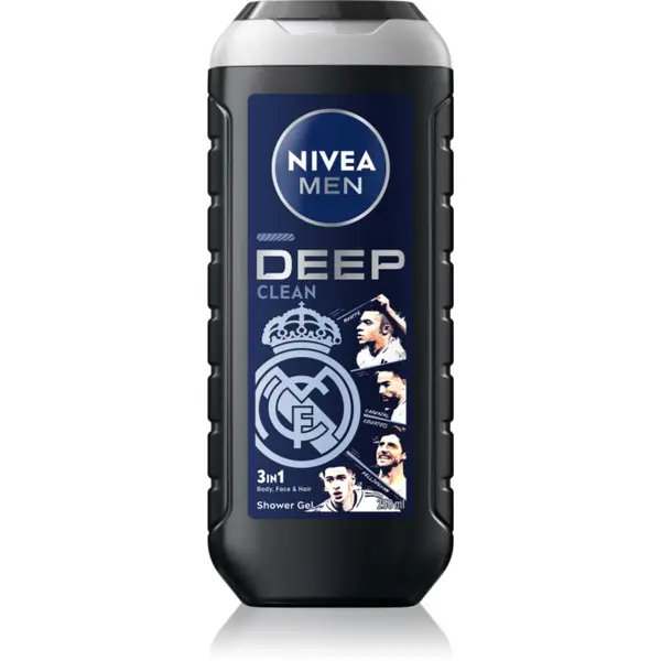 Nivea NIVEA MEN Real Madrid osvježavajući gel za tuširanje 3 u 1 250 ml