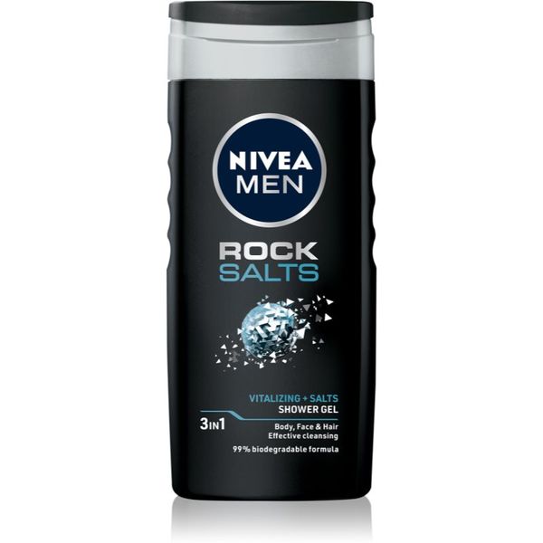 Nivea Nivea Men Rock Salt gel za tuširanje za muškarce 250 ml
