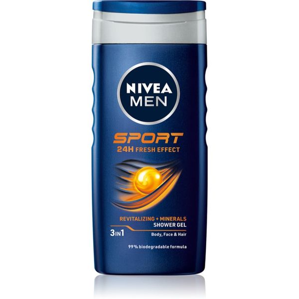 Nivea Nivea Men Sport gel za tuširanje s mineralima za muškarce 250 ml