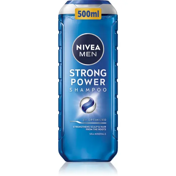 Nivea NIVEA MEN Strong Power šampon za rast kose i jačanje korijena 500 ml