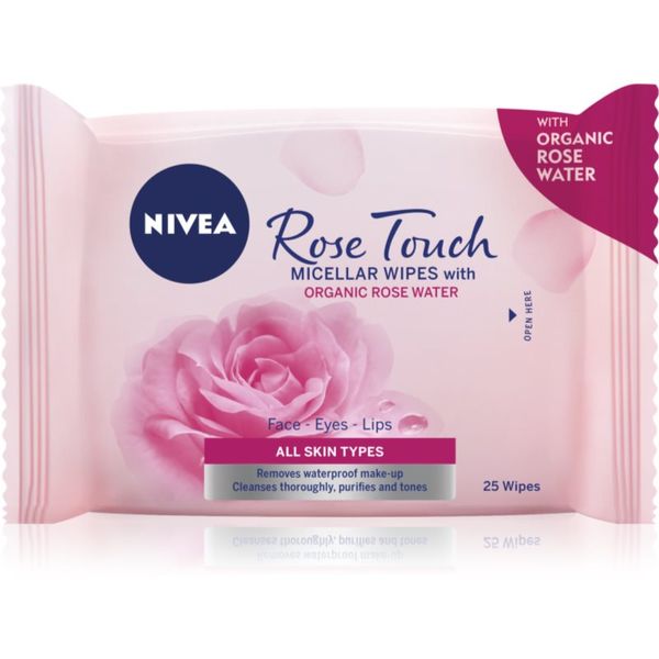 Nivea NIVEA MicellAir Rose Touch micelarne maramice za čišćenje lica 25 kom