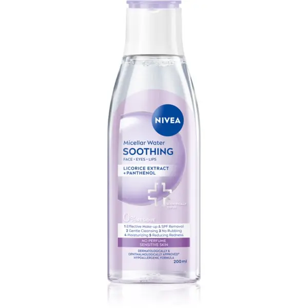 Nivea NIVEA Micellar Soothing micelarna voda za čišćenje za osjetljivu kožu lica 200 ml