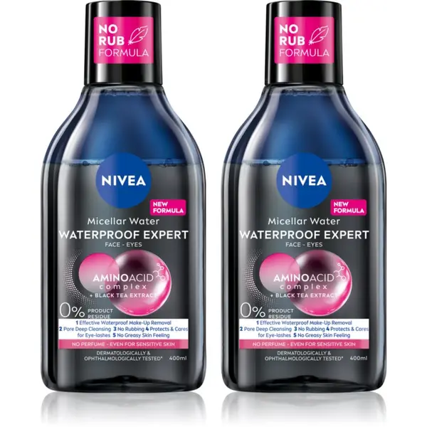 Nivea NIVEA Micellar Waterproof micelarna voda za čišćenje ekonomično pakiranje