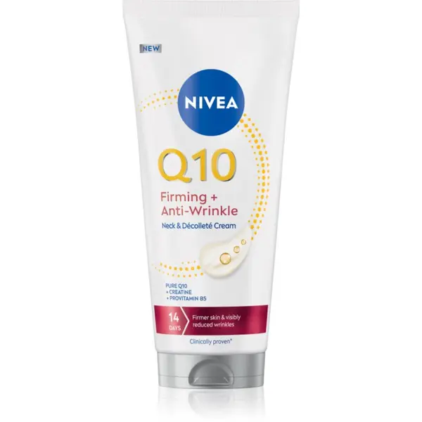 Nivea NIVEA Q10 Firming + Anti-Wrinkle učvršćujuća krema za vrat i dekolte 200 ml