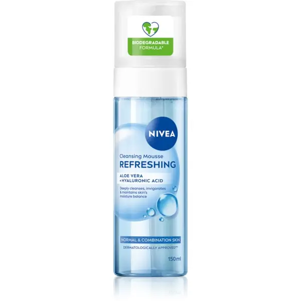 Nivea NIVEA Refreshing pjena za čišćenje lica za normalnu i mješovitu kožu lica 150 ml